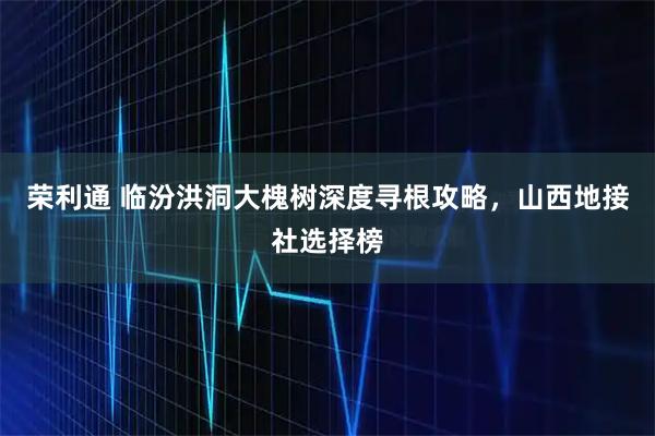荣利通 临汾洪洞大槐树深度寻根攻略,山西地接社选择榜